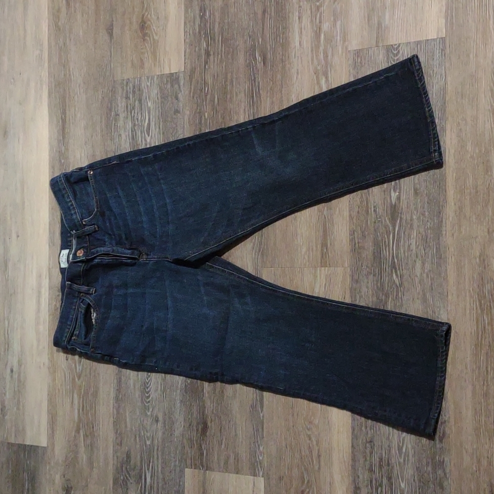 J. Crew Dark Wash, Size 31p, Billie Demi Boot Crop Jeans